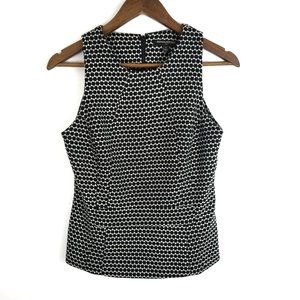 Banana Republic Black and White Sleeveless Top